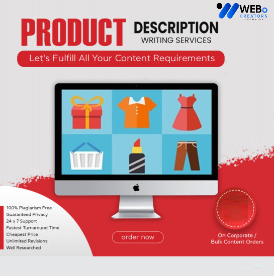 Product Description Writing Services | Best Digital Marketing Agency | Web Design in Oklahoma City for online stores