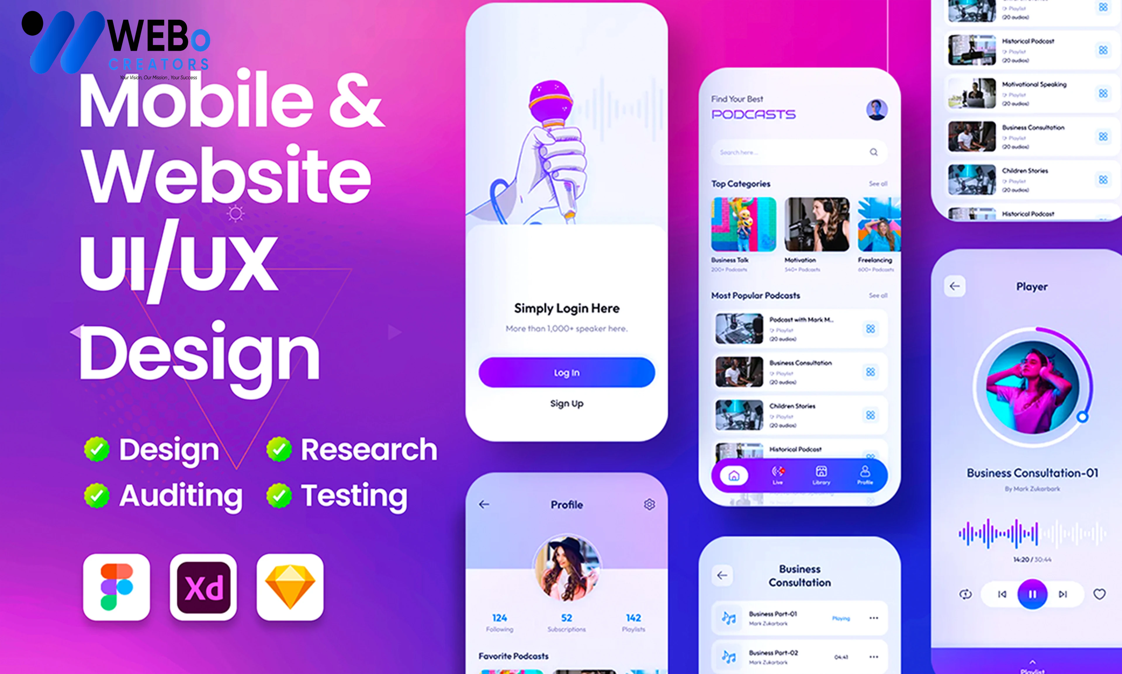 Flutter App UI/UX Design | Beautiful Flutter Interface Design in Oklahoma City
